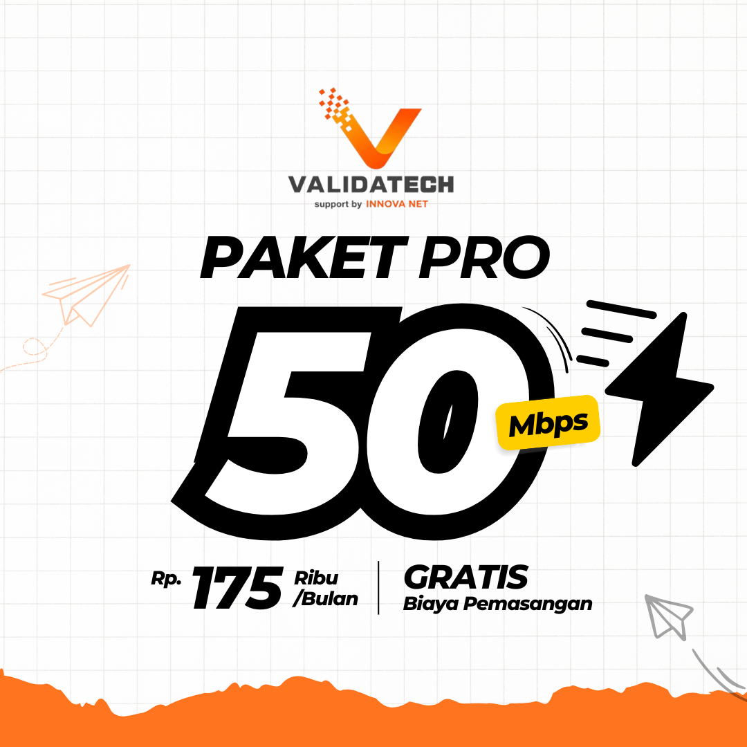 Paket Pro - 50 Mbps ⚡
