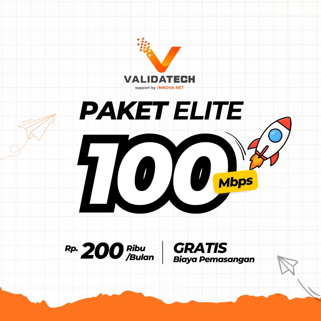 Paket Elite - 100 Mbps 🚀