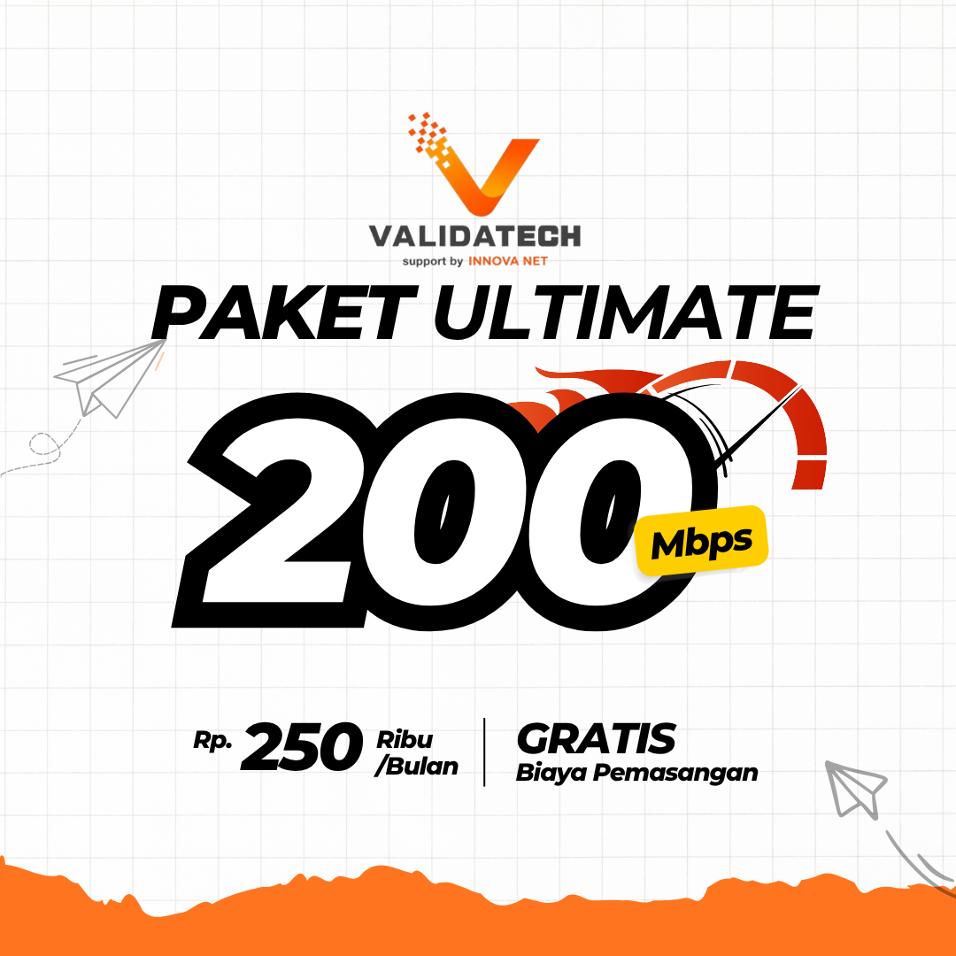 Paket Ultimate - 200 Mbps 💎